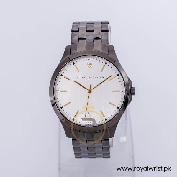 Armani Exchange Men’s Quartz Grey Stainless Steel Silver Dial 46mm Watch AX2169/2