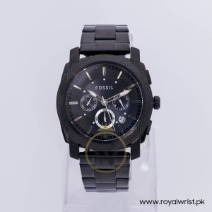 Fossil Men’s Quartz Black Stainless Steel Black Dial 45mm Watch FS4616