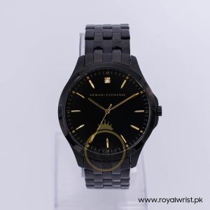 Armani Exchange Men’s Quartz Black Stainless Steel Black Dial 46mm Watch AX2169/3