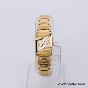 Pulsar Women’s Quartz Gold Stainless Steel Gold Dial 21mm Watch REG948X1