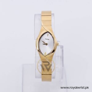 Pulsar Women’s Quartz Gold Stainless Steel Silver Sunray Dial 21mm Watch 1N00X332