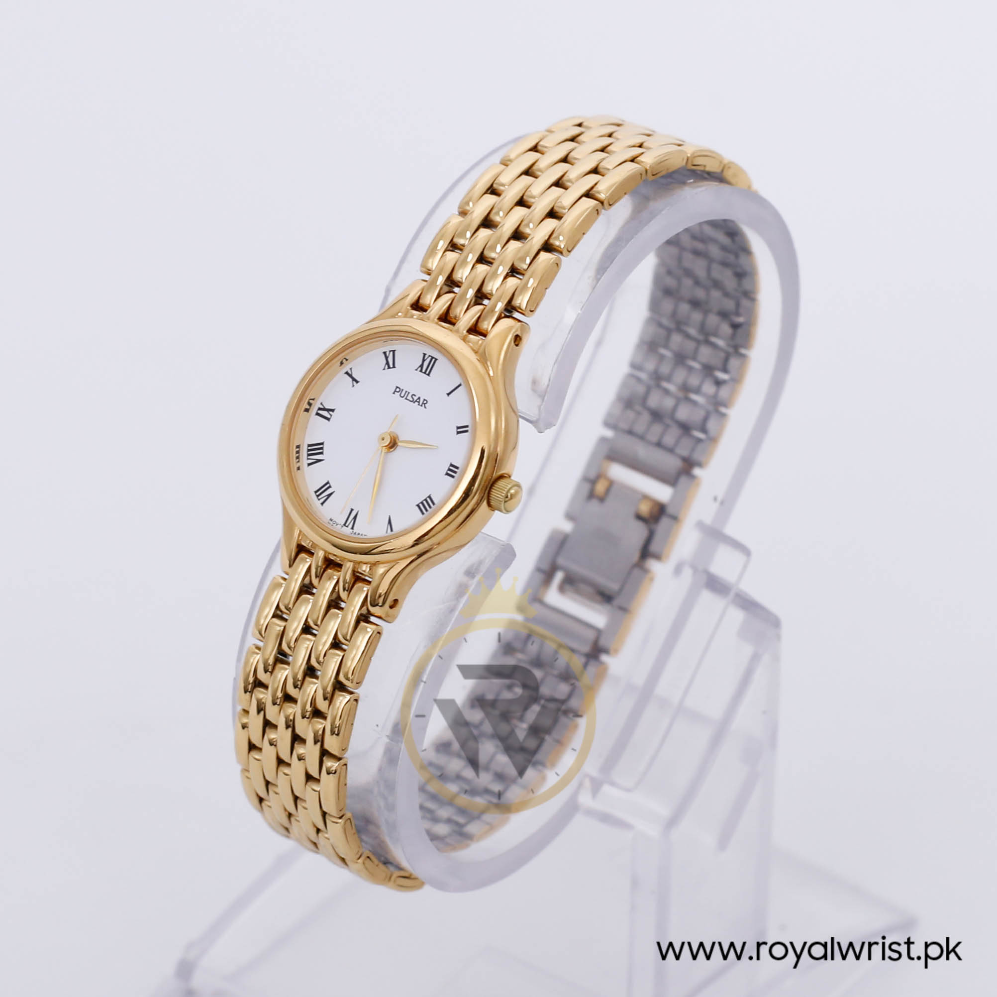 Pulsar ladies gold clearance watch