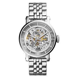 Fossil Women’s Automatic Stainless Steel Silver Dial 38mm Watch ME3067