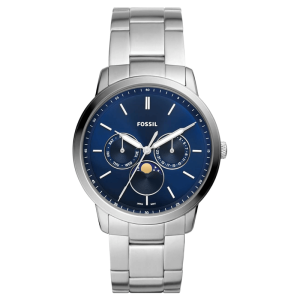 Fossil Men’s Quartz Stainless Steel Blue Dial 42mm Watch FS5907