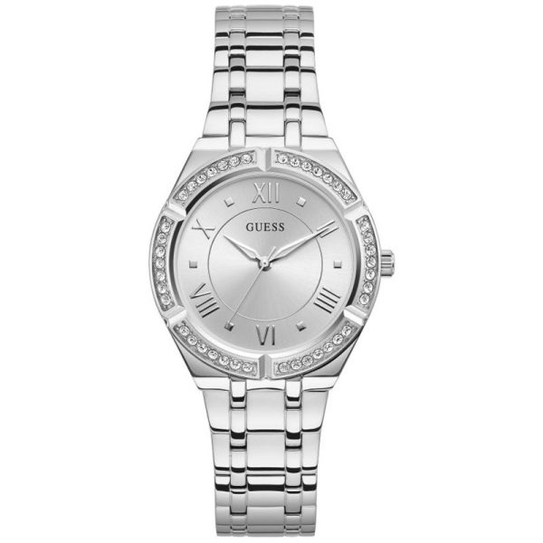 Guess Women’s Quartz Silver Stainless Steel Silver Dial 36mm Watch GW0033L1