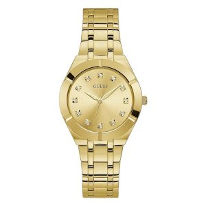 Guess Women’s Quartz Gold Stainless Steel Gold Dial 36mm Watch GW0114L2