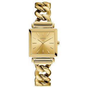 Guess Women’s Quartz Gold Stainless Steel Gold Dial 28mm Watch W1029L2