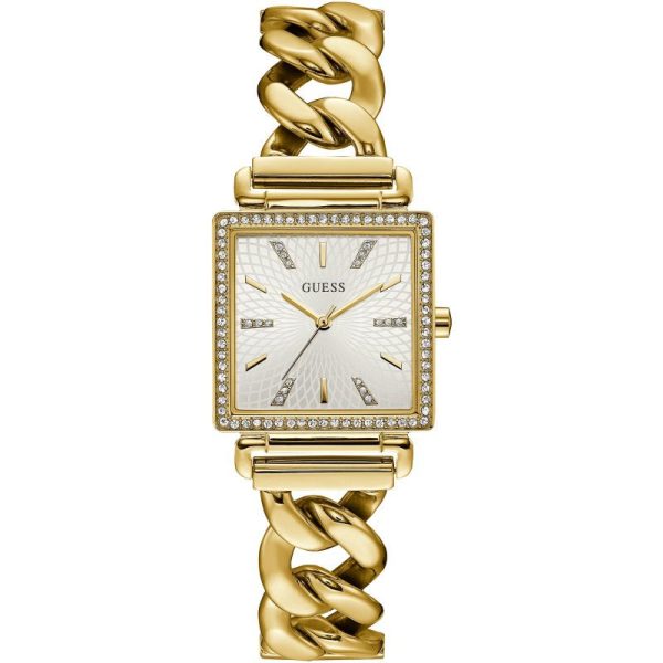 Guess Women’s Quartz Gold Stainless Steel White Dial 28mm Watch W1030L2