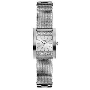 Guess Women’s Quartz Silver Stainless Steel Silver Dial 25mm Watch W0127L1