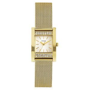 Guess Women’s Quartz Gold Stainless Steel Gold Dial 25mm Watch W0127L2