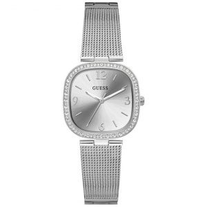 Guess Women’s Quartz Silver Stainless Steel Silver Dial 32mm Watch GW0354L1