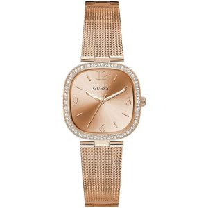 Guess Women’s Quartz Rose Gold Stainless Steel Rose Gold Dial 32mm Watch GW0354L3