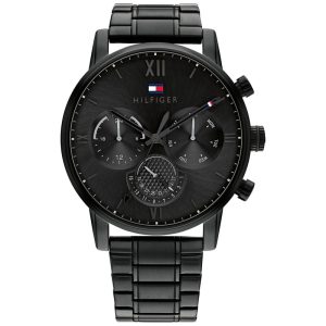 Tommy Hilfiger Men’s Quartz Black Stainless Steel Black Dial 44mm Watch 1791879