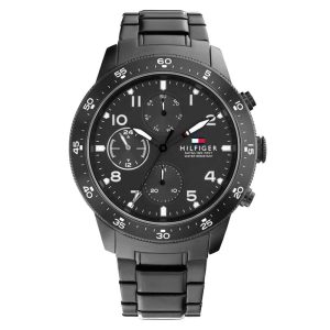 Tommy Hilfiger Men’s Quartz Grey Stainless Steel Grey Dial 44mm Watch 1791951