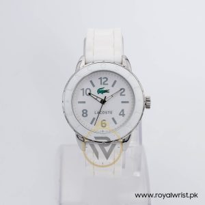 Lacoste Women’s Quartz White Silicone Strap White Dial 40mm Watch 2000689