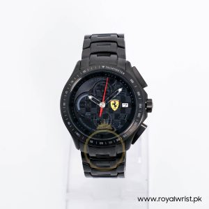 Ferrari Men’s Quartz Black Stainless Steel Black Dial 44mm Watch 0830087