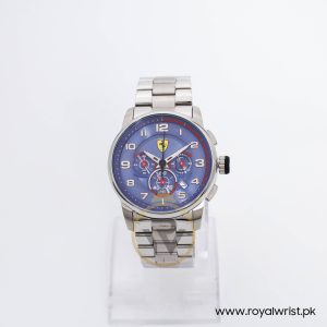 Ferrari Men’s Quartz Silver Stainless Steel Blue Dial 44mm Watch 830053