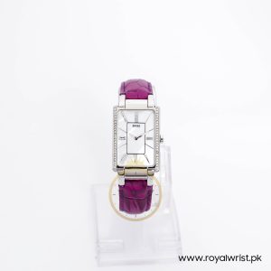 Hugo Boss Women’s Quartz Purple Leather Strap Mother Of Pearl Dial 25mm Watch 1502201