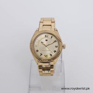 Tommy Hilfiger Women’s Quartz Gold Stainless Steel Gold Dial 40mm Watch 1781345