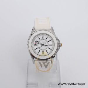 Juicy Couture Women’s Quartz White Silicone Strap White Dial 42mm Watch 1900871