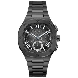 Guess Men’s Quartz Black Stainless Steel Black Dial 42mm Watch GW0572G3