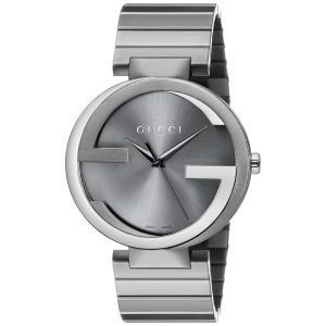 Gucci Men’s Swiss Made Quartz Grey Stainless Steel Grey Dial 42mm Watch YA133210