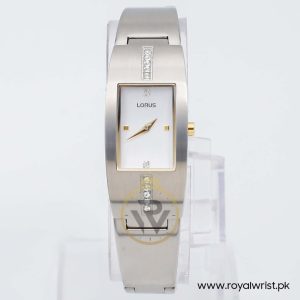 Lorus By Seiko Women’s Quartz Silver Stainless Steel White Dial 20mm Watch Y120X042/1