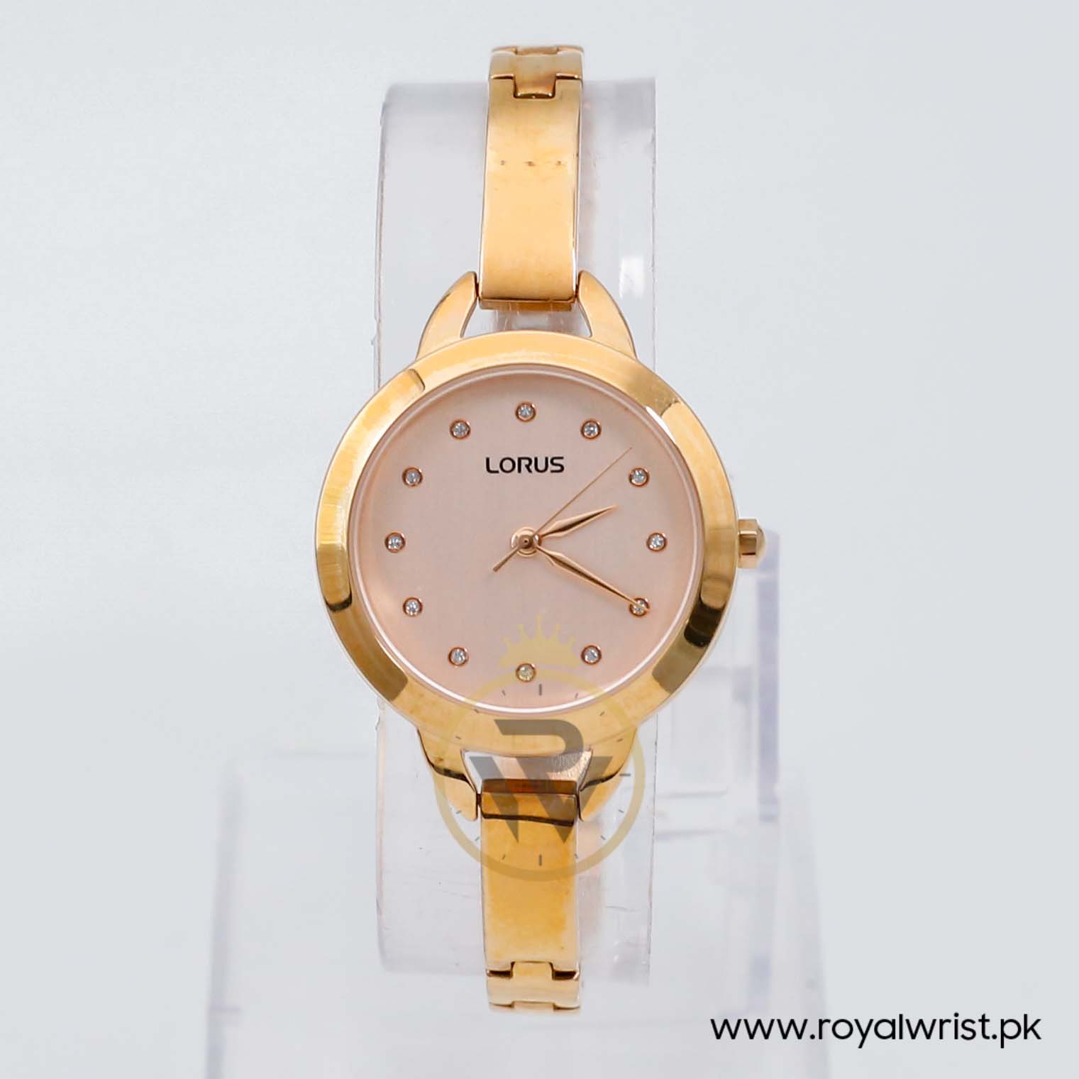 Lorus rose gold discount watch