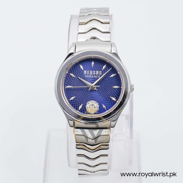 Versus Versace Women’s Quartz Silver Stainless Steel Blue Dial 34mm Watch VSP563017