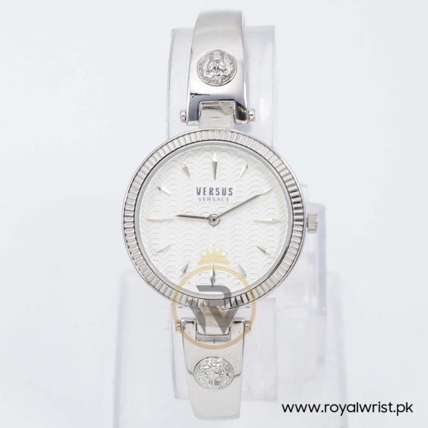 Versus Versace Women’s Quartz Silver Stainless Steel White Dial 34mm Watch VSPEP0119/1