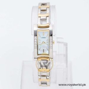 Lorus By Seiko Women’s Quartz Two-tone Stainless Steel Mother Of Pearl Dial 16mm Watch 1N00XZ19