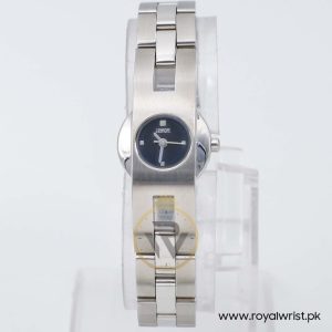 Esmurt Women’s Quartz Silver Stainless Steel Black Dial 20mm Watch SL3055