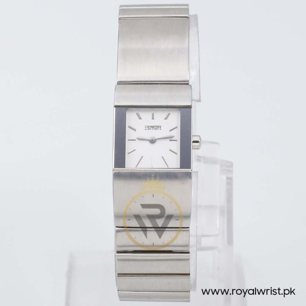 Esmurt Women’s Quartz Silver Stainless Steel White Dial 19mm Watch SS3012