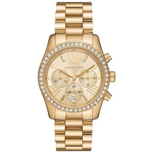 Michael Kors Women’s Quartz Gold Stainless Steel Gold Dial 38mm Watch MK7377