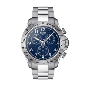 TISSOT Men’s Quartz Swiss Made Silver Stainless Steel Blue 43mm Watch T106.417.11.042.00