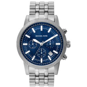 Michael Kors Men’s Quartz Silver Stainless Steel Blue Dial 43mm Watch MK8952