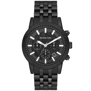 Michael Kors Men’s Quartz Black Stainless Steel Black Dial 43mm Watch MK9089