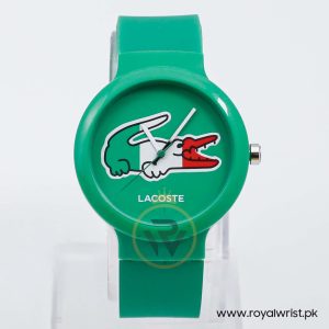 Lacoste Kids Quartz Green & White Silicone Strap Green Dial 40mm Watch 2020074