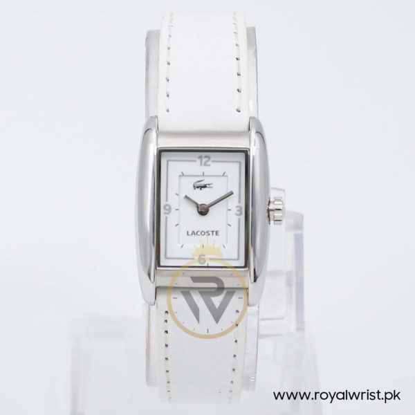 Lacoste Women’s Quartz White Leather Strap White Dial 24mm Watch 2000676