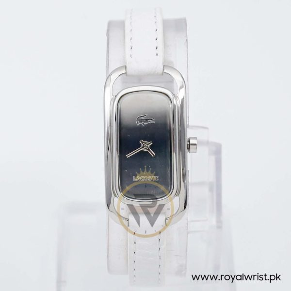Lacoste Women’s Quartz White Leather Strap Mirror Dial 20mm Watch 2000723