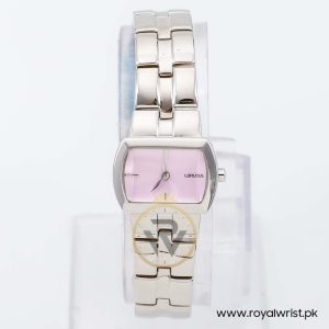 Lorus by Seiko Women’s Quartz Silver Stainless Steel Pink Dial 23mm Watch RRW73AX9