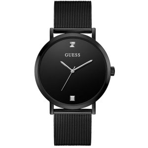 Guess Men’s Quartz Black Stainless Steel Black Dial 44mm Watch GW0248G3
