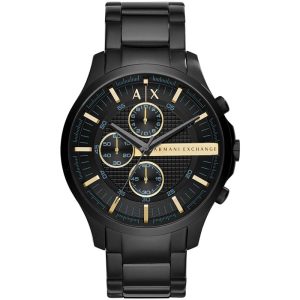 Armani Exchange Men’s Quartz Black Stainless Steel Black Dial 46mm Watch AX2164