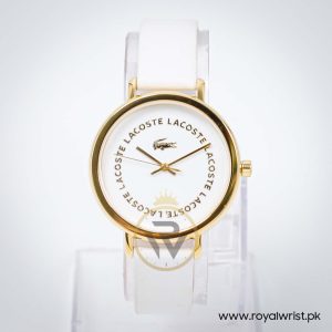 Lacoste Women’s Quartz White Silicone Strap White Dial 35mm Watch 2000623