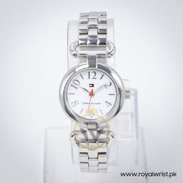 Tommy Hilfiger Women’s Quartz Silver Stainless Steel White Dial 28mm Watch 1780889