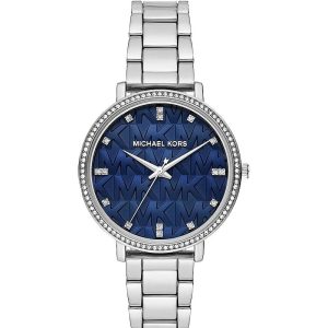 Michael Kors Women’s Quartz Silver Stainless Steel Blue Dial 38mm Watch MK4671
