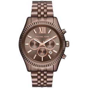 Michael Kors Men’s Quartz Brown Stainless Steel Brown Dial 44mm Watch MK8522