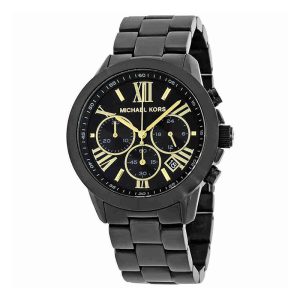Michael Kors Unisex Quartz Black Stainless Steel Black Dial 42mm Watch MK6302