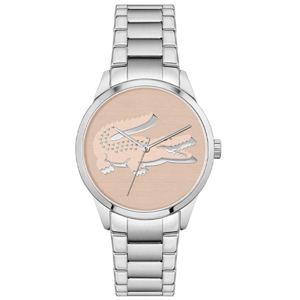 Lacoste Women’s Quartz Silver Stainless Steel Pink Dial 36mm Watch 2001173