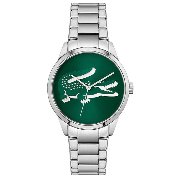 Lacoste Women’s Quartz Silver Stainless Steel Green Dial 36mm Watch 2001190